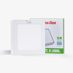 Đèn LED ốp trần LN08 170x170/12W 6500K SS