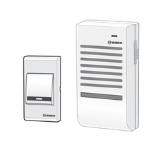 Chuông điện không dây 2 kiểu âm 220V-50HZ F108