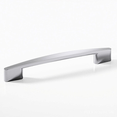 Tay nắm tủ Hafele Chrome bóng 180x26mm 110.34.236