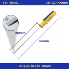 Tua vít sọc 3×100MM / 4×100MM / 6×150MM (-) Century