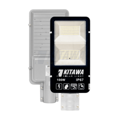 Đèn Đường Năng Lượng Mặt Trời 100W 2 Khoang KITAWA - BC1100