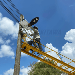 Đèn Đường Năng Lượng Mặt Trời Chiếc Lá CL1100 - Tấm Pin Mono