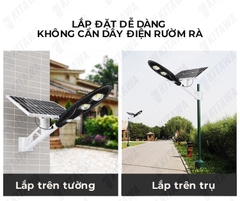 Đèn Đường Năng Lượng Mặt Trời Chiếc Lá CL1100 - Tấm Pin Mono