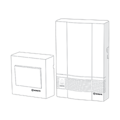 Chuông dùng pin không dây 2 kiểu âm 4x1.5 K118