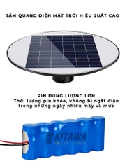 Đèn năng lượng mặt trời Kitawa hình đĩa bay UFO 300W UF2300