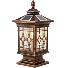 Đèn trụ cổng năng lượng mặt trời Oriana PL-0301