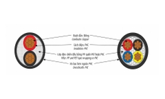 Cáp điện lực hạ thế Cadivi CVV – 300/500V