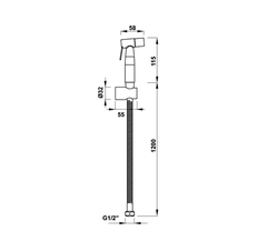 [Hafele] Vòi xịt vệ sinh Active 485.95.032