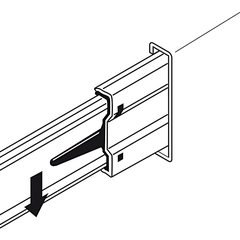 [Hafele] Ray Bi Có Giảm Chấn 45-Diy