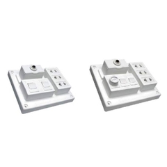 [LiOA] Bảng điện nổi CB 15A có 3 ổ cắm đôi 2 chấu và 2 công tắc 1 chiều B-CB15A2C