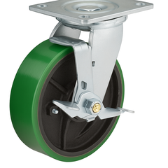 [Bánh xe Huy Hoàng] Bánh xe PU Nhật Bản xanh rêu