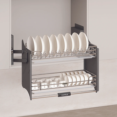 [Hafele] Rổ bát đĩa nâng hạ Oria SUS304 ovan 800 504.71.076