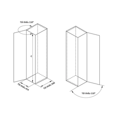 [Hafele] Tủ đồ khô Dolce 450mm SUS304 548.65.033