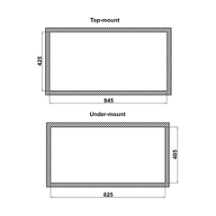 [Hafele] Chậu Sus Ws R0 Hs24-Ssn1S-8644 _Silver 567.24.477