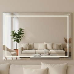 Gương LED Âm Tường 6000K Cảm Ứng – 800×600mm | Gương GLS HQ35R68