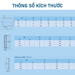 [Bình Minh] Bít xả ren ngoài