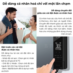 Máy nước nóng U Series DH-4UDP1VZ có bơm trợ lực [Panasonic]