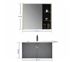 [Rangos] Tủ Chậu Lavabo RG - RGC -3101- 80