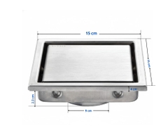 [Rangos] Thoát sàn ban công cao cấp INOX 304 RG-D150V1B