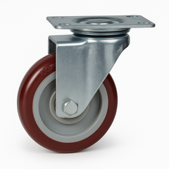 [Bánh xe Huy Hoàng] Bánh xe PU đỏ Hàn Quốc