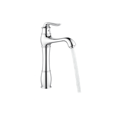 [Luxta] Vòi lavabo nóng lạnh (Thân ống trúc, tay gật gù, bao gồm dây cấp) L1218B