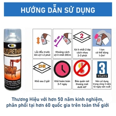Sơn xịt PU bóng gỗ Bosny Polyurethane 600cc No.1900 (B113)
