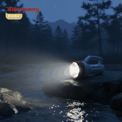 Đèn Pin LED Điện Quang ĐQ PFL07 R WR (Pin sạc, Trắng - Đỏ)