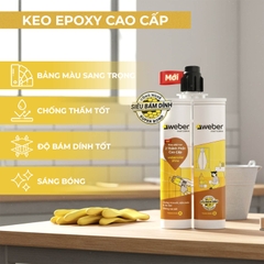 Webercolor Shine Keo chà ron ánh kim