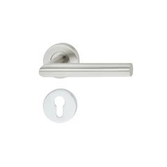 [Hafele] Bộ Tay Nắm Gạt Inox Mờ/Đen 135X60X19Mm