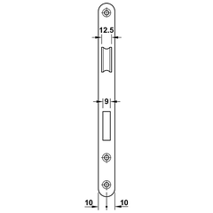 [Hafele] Thân Khoá Sashlock, Bs 55/72Mm Pb 911.02.154