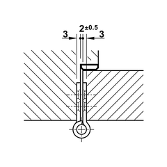 [Hafele] Bản Lề Lá 4"X3"X3Mm, Inox 304 926.98.040