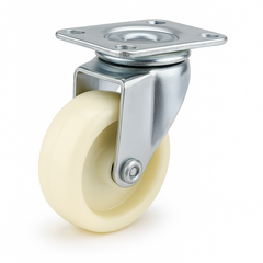 [Bánh xe Huy Hoàng] Bánh xe Nylon càng Inox Trắng