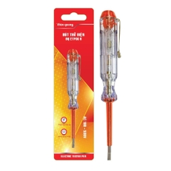Bút thử điện Điện Quang ĐQ ETP06 R ( Đầu vít dẹp,140 mm, màu đỏ )