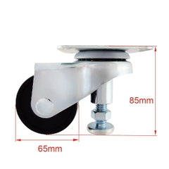 [Bánh xe Huy Hoàng] Bánh xe chân đế tăng chỉnh