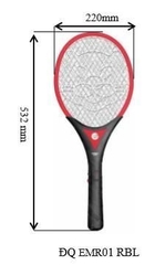 Vợt muỗi Điện Quang ĐQ EMR01 BLR (Đen - đỏ/ Cam - đen)