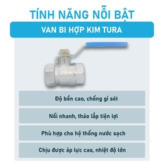 [Minh Hòa] Van bi hợp kim TURA - PN10