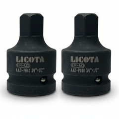 Đầu biến 3/4" ra 1/2" đen LICOTA