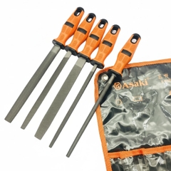 AK-3766 Bộ giũa sắt 5 cây 8" /200mm Asaki (12)
