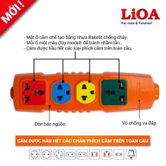 Ổ CẮM KÉO DÀI SIÊU TẢI LIOA 4P