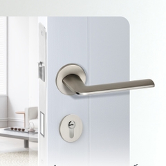 [Hafele] Khóa tay nắm DIY.A. LC7255 CYL70. Nickel 499.63.600