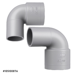 [Bình minh] Co âm dương PVC-U