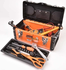 AK-9964 thùng đồ nghề vỏ nhựa đáy sắt 36x17x18 Asaki