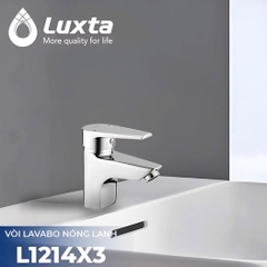 [Luxta] Vòi lavabo nóng lạnh (Tay gật gù, bao gồm dây cấp) L1214X3