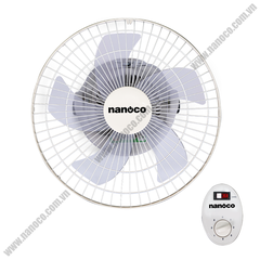 Quạt đảo NOF1609 47W (xám trắng) Nanoco