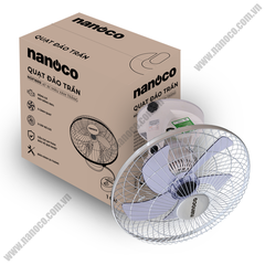Quạt đảo NOF1609 47W (xám trắng) Nanoco