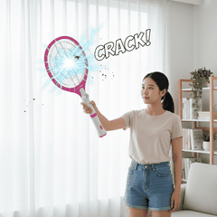 Bộ vợt muỗi Điện Quang ĐQ EMR05L WPI (Trắng - hồng)