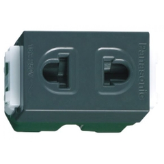 [Panasonic] Ổ cắm đơn có màn che 16A 250V~
