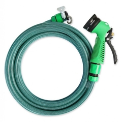 Bộ Tưới Cây 6030 – Dây PVC 5–20m, Đầu Phun ABS + Đồng, Khớp Nối Xoay 360°