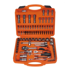 AK-9754 Bộ típ 1/4" xi bóng 46 chi tiết Asaki