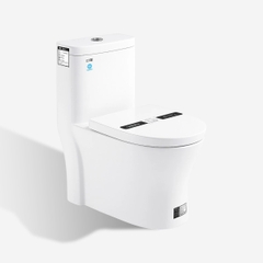 [Rangos] Bồn cầu vệ sinh bằng sứ một khối RG-8037